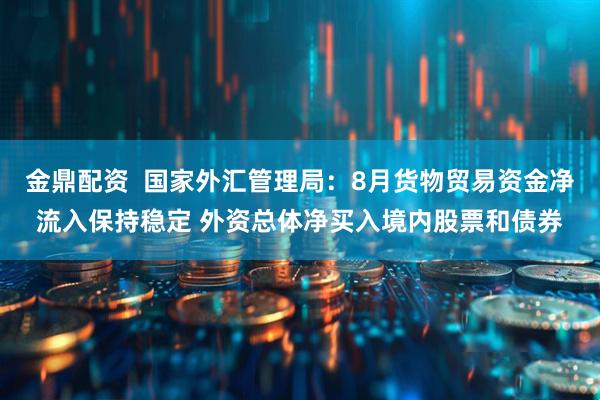金鼎配资  国家外汇管理局：8月货物贸易资金净流入保持稳定 外资总体净买入境内股票和债券