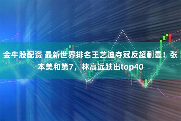 金牛股配资 最新世界排名王艺迪夺冠反超蒯曼！张本美和第7，林高远跌出top40