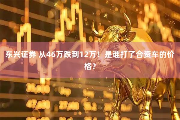 东兴证券 从46万跌到12万！是谁打了合资车的价格？